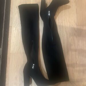 Black guy boots with zipper